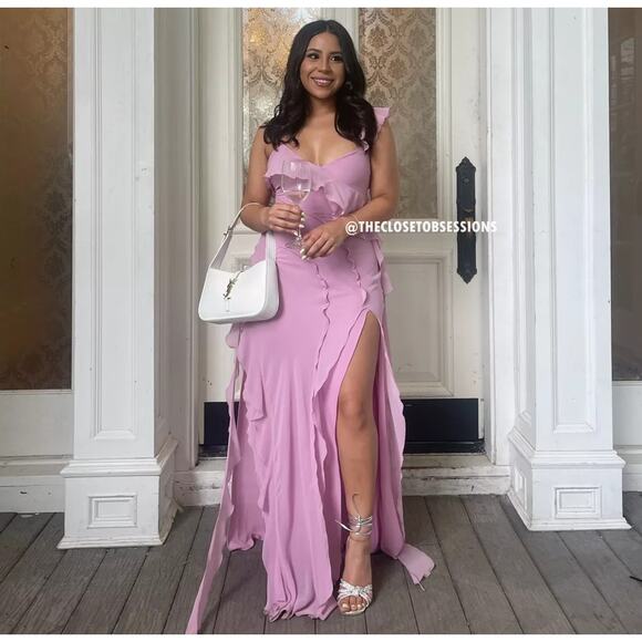 RARE!!! MANGO BLOGGER FAVE!!! Asymmetric Maxi Dress NWT - Picture 13 of 16